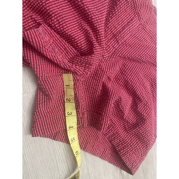 J.Crew Shorts Women's Red Striped Chino nautical travel beach cotton size 6 - Picture 6 of 8